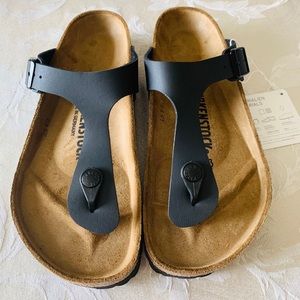 Birkenstock Gizeh Black Thong Sandals